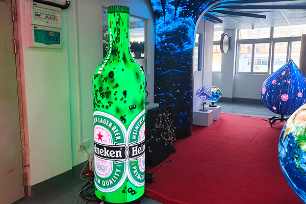 P3 Wine Bottle LED Screen