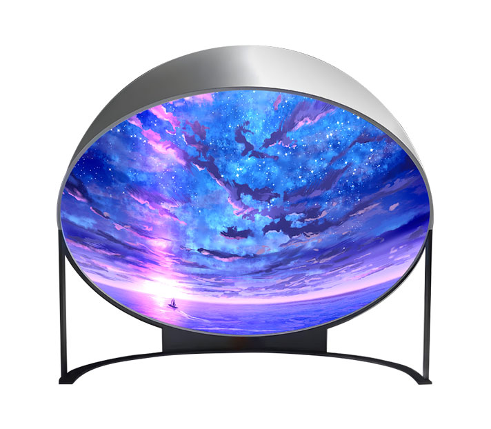 Hemispherical LED screen