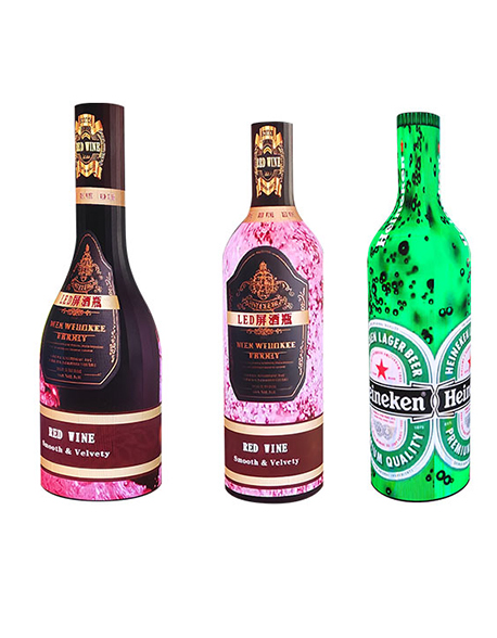 Wine Bottle LED Screen