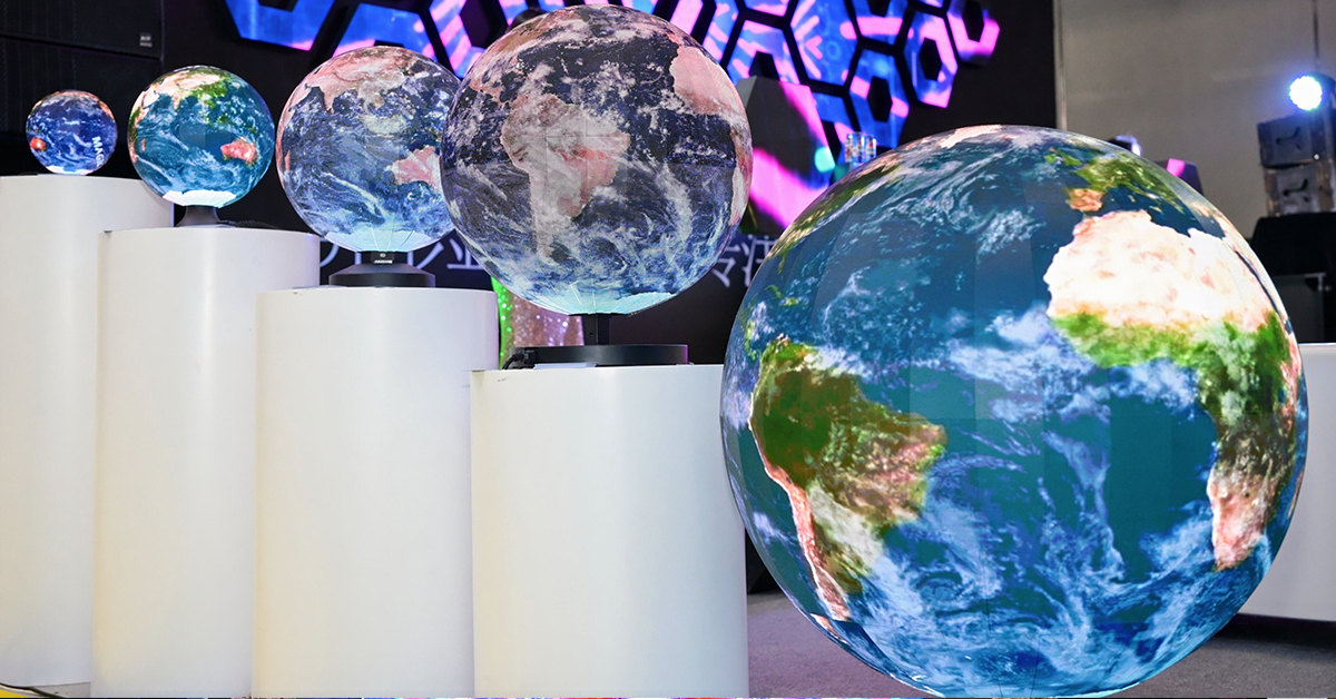 구형 LED 스크린